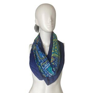 COLLECTION  EIGHTEEN WOMEN'S MULTICOLOR CHIFFON INFINITY SCARF